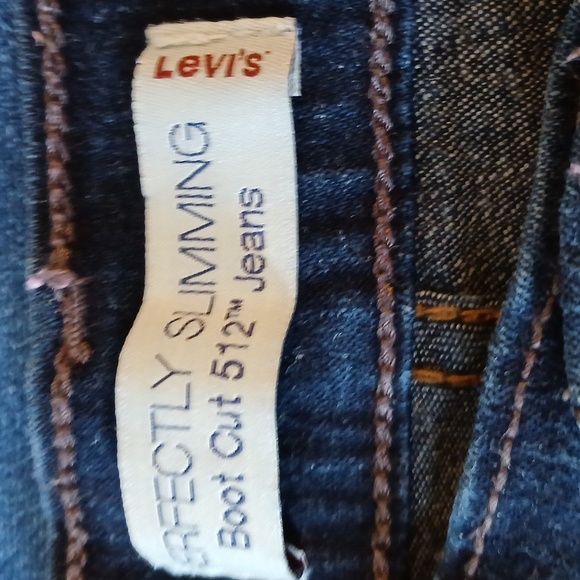 Levi's Dark Blue Boot Cut Jeans Women's  Size 10S - Picture 3 of 4